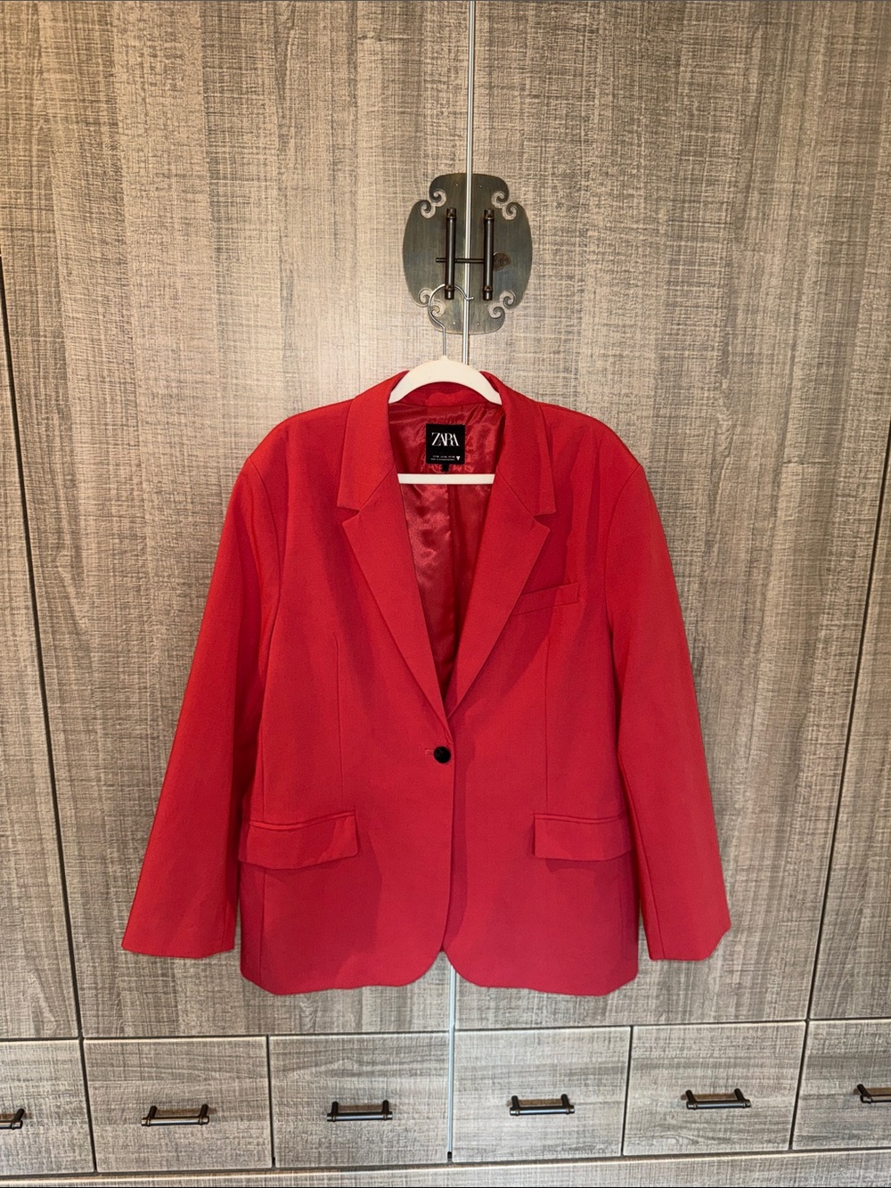 Zara Oversized Single-Button Blazer